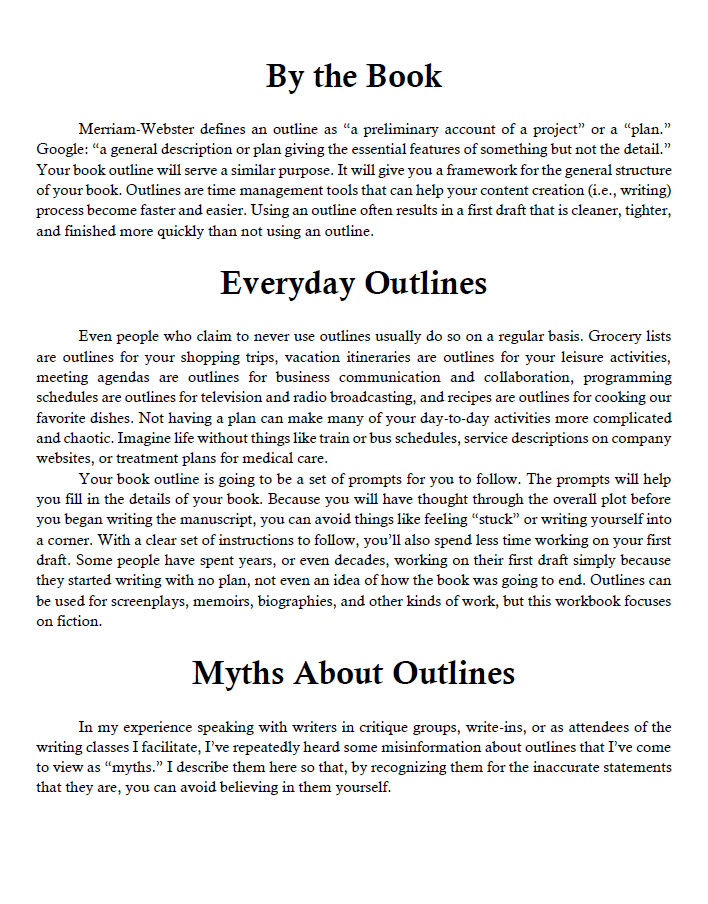 How to Outline a Book: Fiction (2021 edition) by Tenesha L. Curtis - Paperback