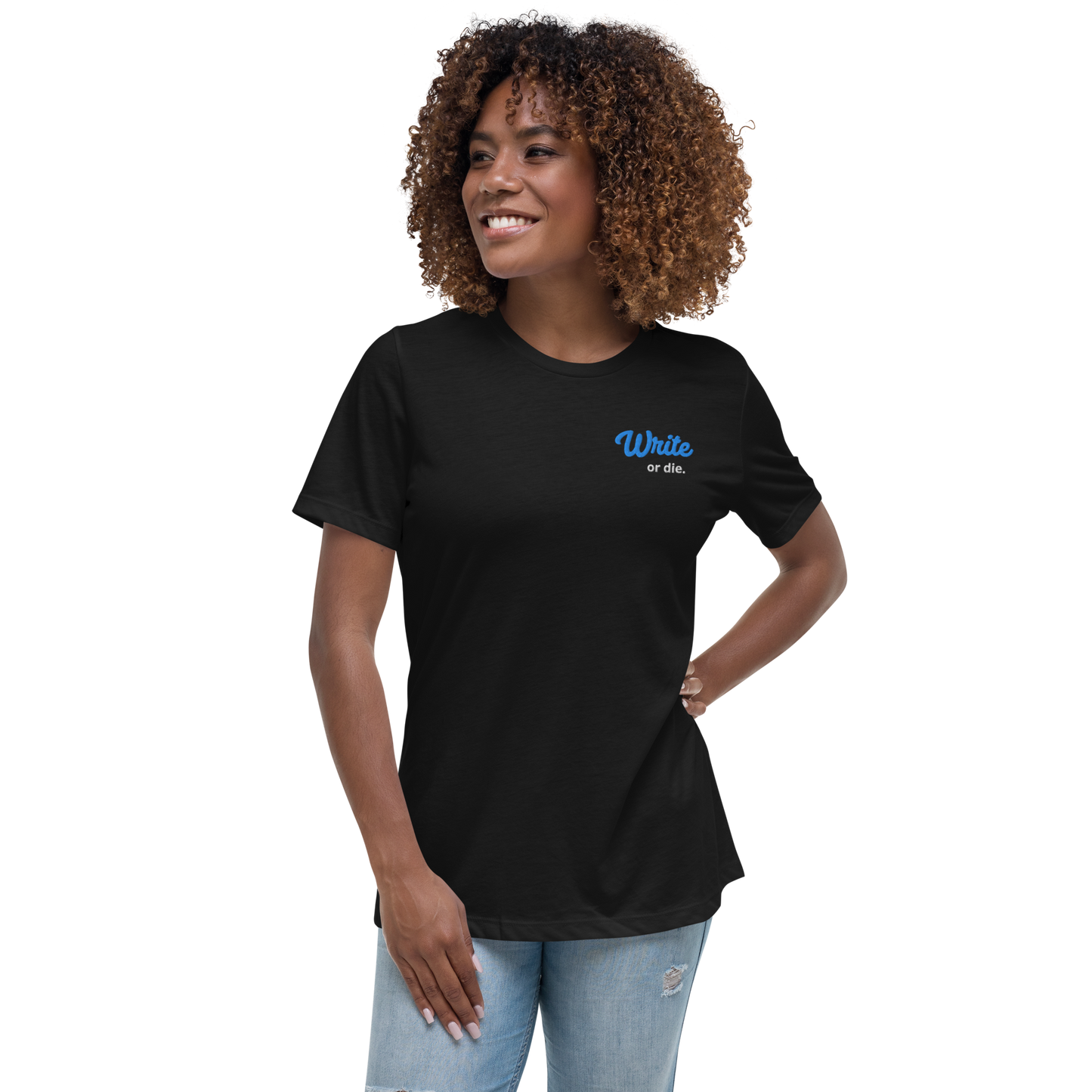 Write or Die Short-Sleeve Black Tee Shirt
