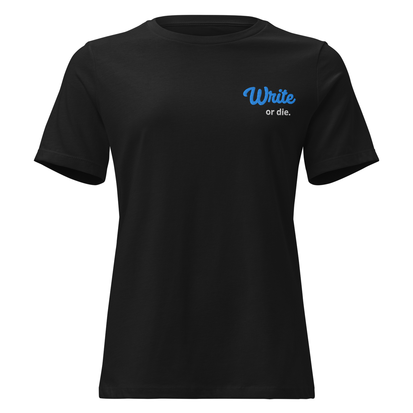 Write or Die Short-Sleeve Black Tee Shirt