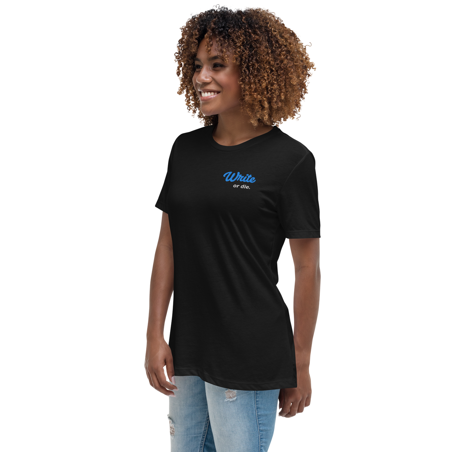 Write or Die Short-Sleeve Black Tee Shirt